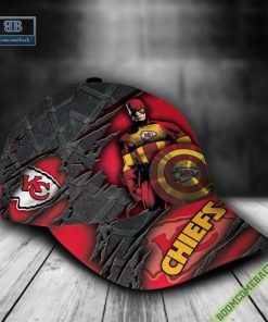 Kansas City Chiefs Captain America Marvel Personalized Classic Cap Hat
