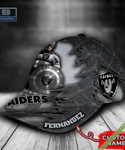 las vegas raiders captain america marvel personalized classic cap hat 5 Nvdm4