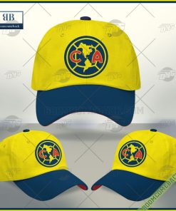 Liga MX Aguilas Club America Yellow Navy Classic Cap Hat