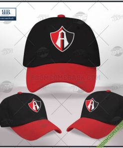 Liga MX Atlas FC Black Red Classic Cap Hat