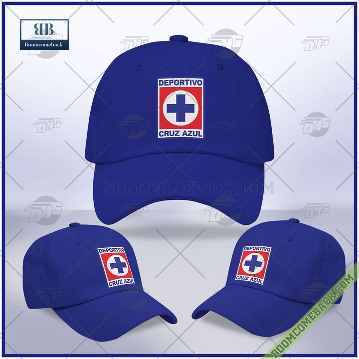 Liga MX Cruz Azul Old Logo Royal Blue Cap Hat