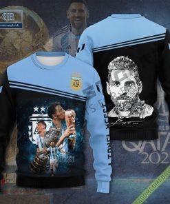 Lionel Messi 2022 Champions Signature Ugly Christmas Sweater