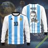 Lionel Messi M10 World Cup 2022 Champions Ugly Christmas Sweater