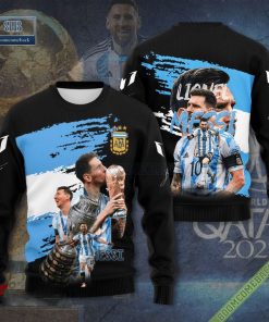 Lionel Messi The GOAT Ugly Christmas Sweater