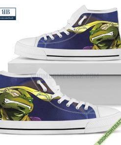 los angeles chargers teenage mutant ninja turtles high top canvas shoes 3 TtIg1