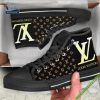 Gucci White Snake High Top Canvas Shoes