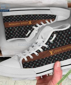 Louis Vuitton Monogram High Top Canvas Shoes