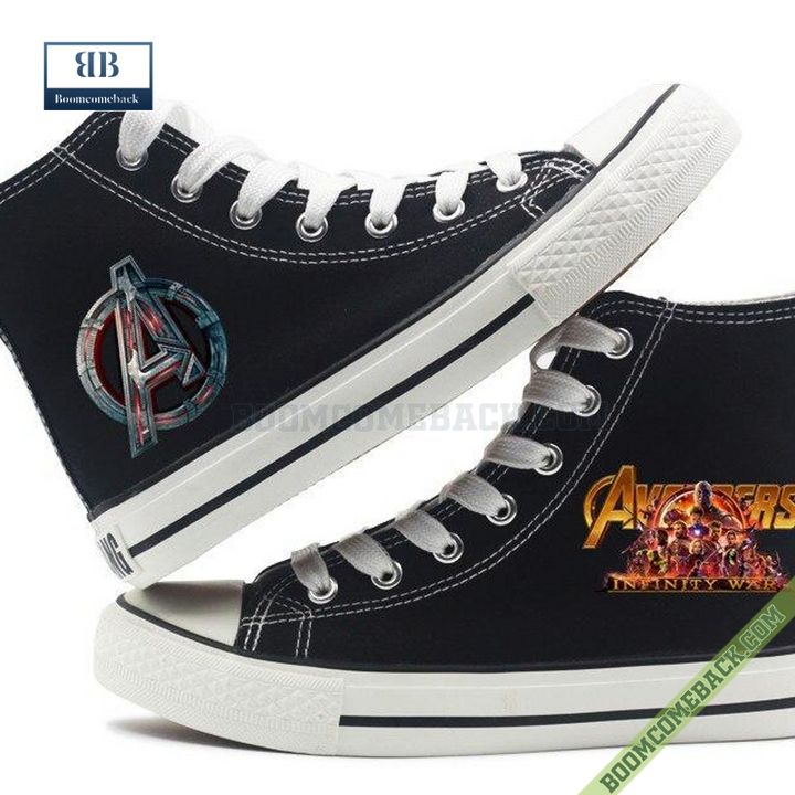 marvel avengers superheroes high top canvas shoes 1 dCkQB