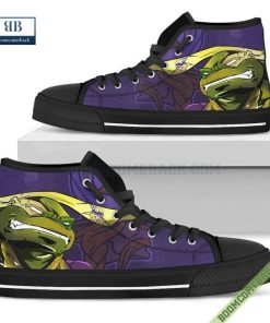 Minnesota Vikings Teenage Mutant Ninja Turtles High Top Canvas Shoes