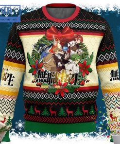 Mushoku Tensei Christmas Circle Ugly Christmas Sweater