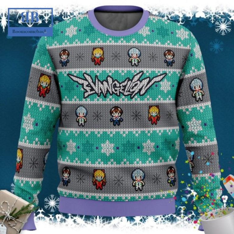 Neon Genesis Evangelion Holiday Ugly Christmas Sweater