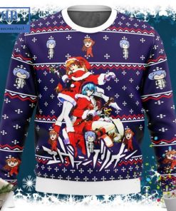 Neon Genesis Evangelion Holiday Ugly Christmas Sweater