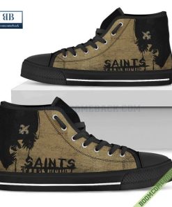New Orleans Saints Alien Movie High Top Canvas Shoes