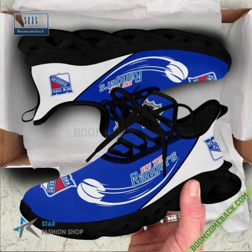 New York Rangers Yeezy Max Soul Shoes