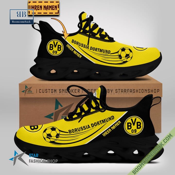 Personalized Borussia Dortmund II Yeezy Max Soul Shoes
