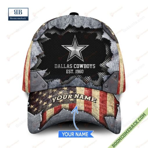 Personalized Dallas Cowboys 3D Snapback Cap