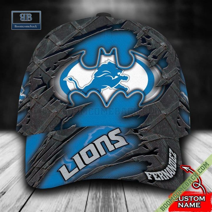 Personalized Detroit Lions Batman Classic Hat Cap