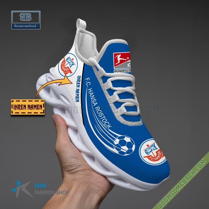 Personalized F.C. Hansa Rostock Yeezy Max Soul Shoes