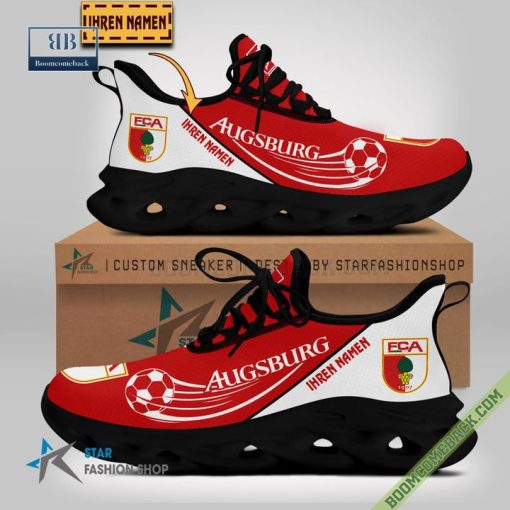 Personalized FC Augsburg Yeezy Max Soul Shoes