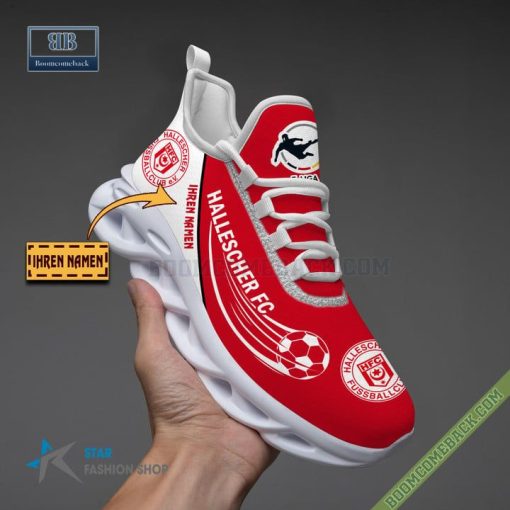 Personalized Hallescher FC Yeezy Max Soul Shoes
