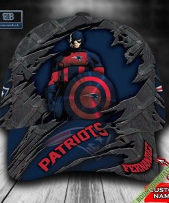 Personalized New England Patriots Captain America Classic Cap Hat