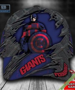 Personalized New York Giants Captain America Classic Cap Hat