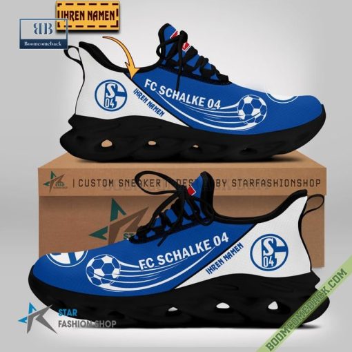 Personalized Schalke 04 Yeezy Max Soul Shoes