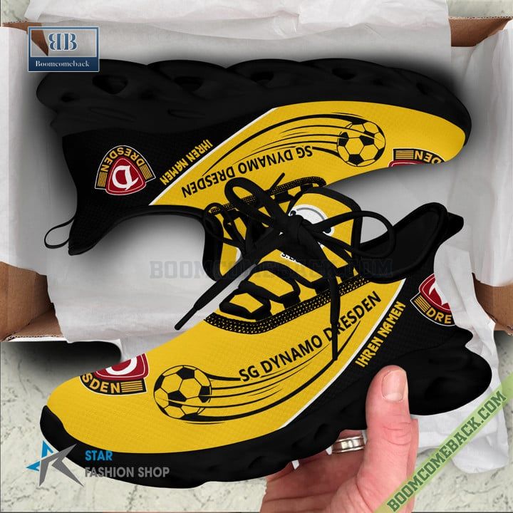 Personalized SG Dynamo Dresden Yeezy Max Soul Shoes