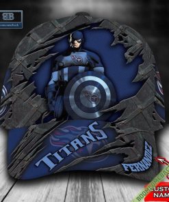 Personalized Tennessee Titans Captain America Classic Cap Hat