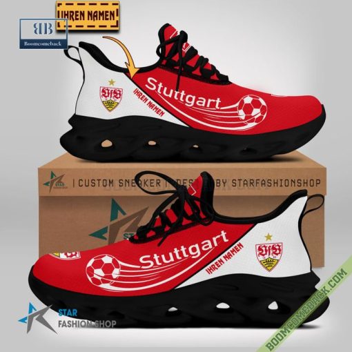 Personalized VfB Stuttgart Yeezy Max Soul Shoes