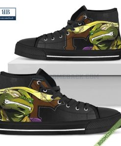 Pittsburgh Pirates Teenage Mutant Ninja Turtles High Top Canvas Shoes
