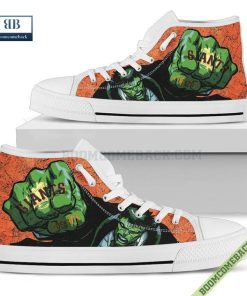 San Francisco Giants Hulk Marvel High Top Canvas Shoes