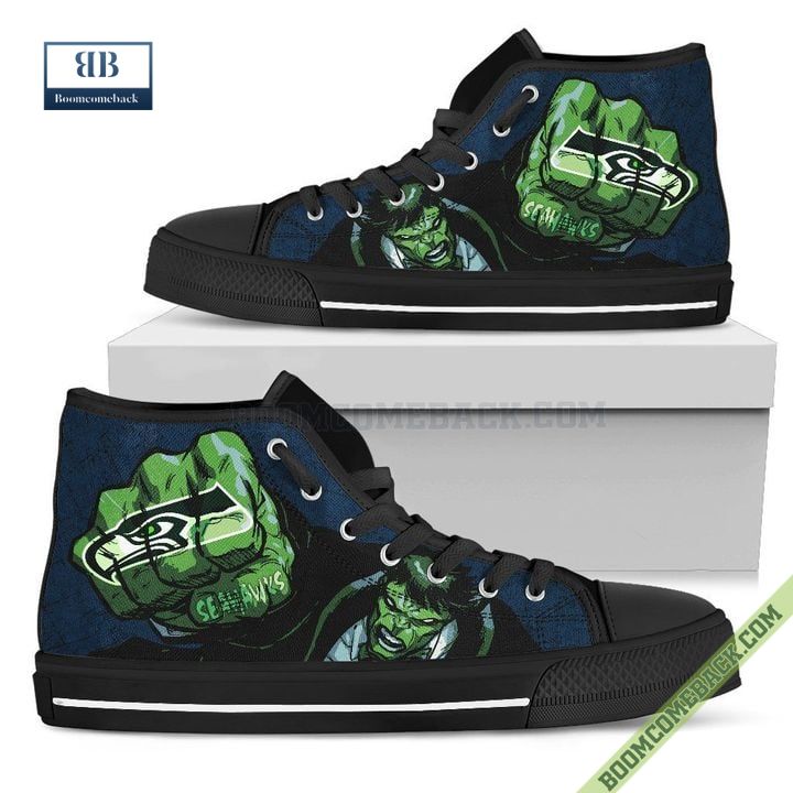 seattle seahawks hulk marvel high top canvas shoes 1 NWRp4