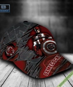 South Carolina Gamecocks Captain America Marvel Personalized Classic Cap Hat
