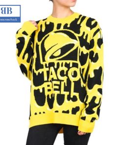 Taco Bell Drippy Nacho Ugly Christmas Sweater