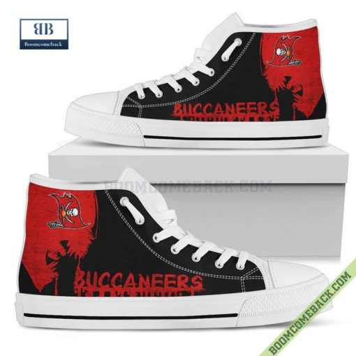 Tampa Bay Buccaneers Alien Movie High Top Canvas Shoes