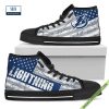 Tennessee Titans American Flag Vintage High Top Canvas Shoes