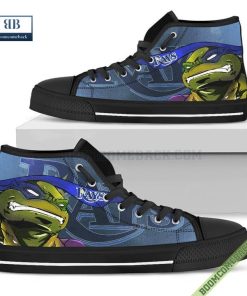 Tampa Bay Rays Teenage Mutant Ninja Turtles High Top Canvas Shoes