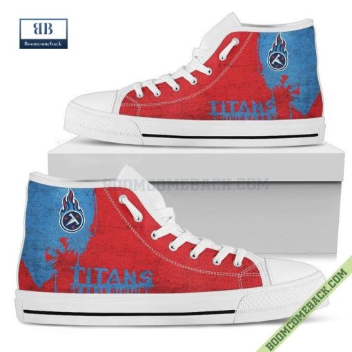 Tennessee Titans Alien Movie High Top Canvas Shoes