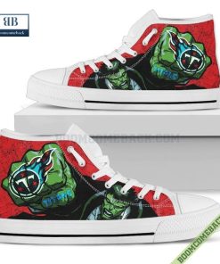 Tennessee Titans Hulk Marvel High Top Canvas Shoes