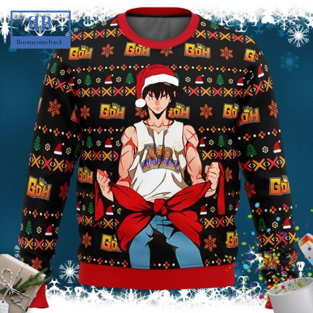 The God of High School Jin Mori Ugly Christmas Sweater