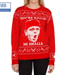 The Sandlot You’re Killing Me Smalls Red Ugly Christmas Sweater