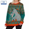Where’s Waldo Santa Sleigh Snow Mountain Ugly Christmas Sweater