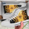 Versace Logo Pattern High Top Canvas Shoes Sneaker Style 11