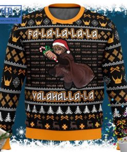 Vinland Saga Fa-la-la-la-la Valahalla-la Ugly Christmas Sweater