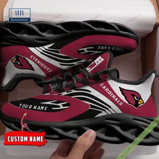 Arizona Cardinals Custom Name Air Max Running Shoes