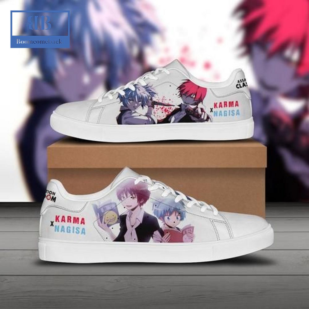 Assassination Classroom Karma X Nagisa Stan Smith Low Top Shoes