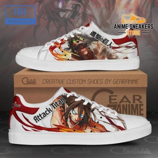 Attack On Titan Eren Yeager Ver 1 Stan Smith Low Top Shoes