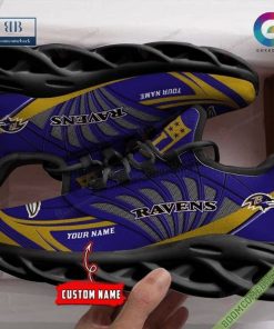 Baltimore Ravens Personalized NFL Team Running Max Soul Shoes 15