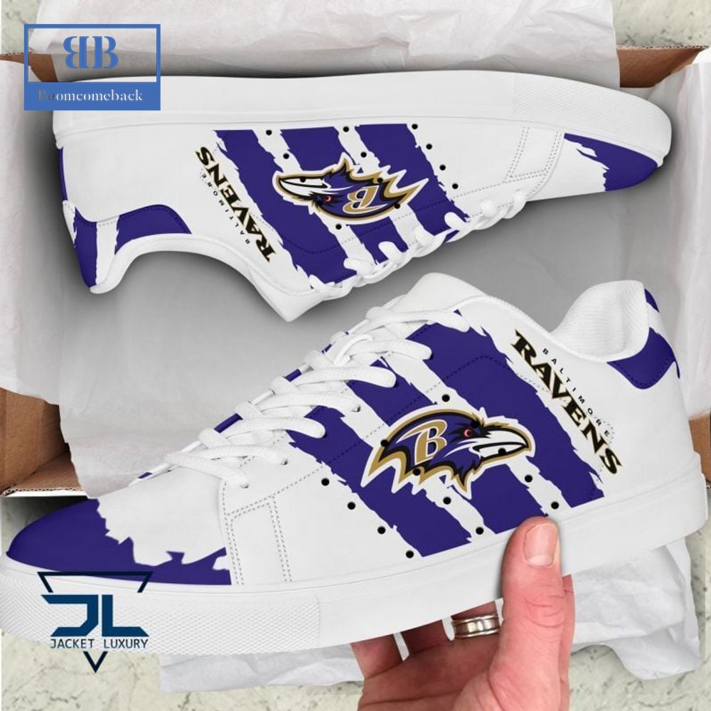 Baltimore Ravens Stan Smith Low Top Shoes